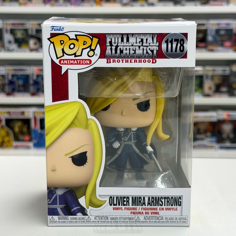 Funko Pop Anime Fullmetal Alchemist Olivier Mira Armstrong 1178 Manga Toy Figure